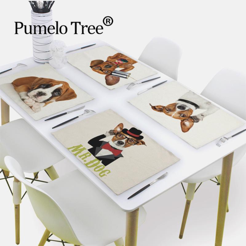 

Cartoon Beagle Towels for Kitchen Linen Animal Wedding Napkin Beagle Puppy Dog Decorative Paper Napkins for Napkins Serwetki