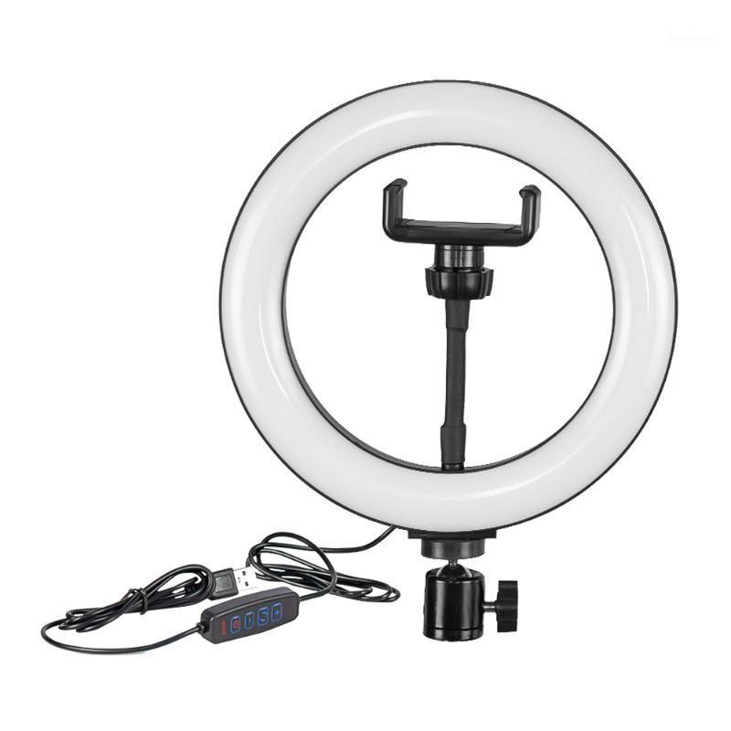

Ring Light 8 Inch Fill LED Light USB Powered Stepless Dimming with Ball Head Phone Clamp for Makeup Selfie Photography Lighting1
