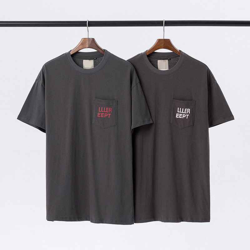 

2022 Spring Summer Europe Usa Pocket hip hop Tee Skateboard Men t shirt Women Short Sleeve Streetwear cotton Tshirt, White print tee