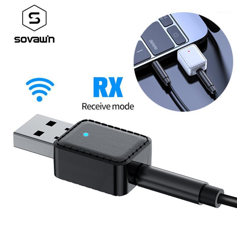 

2 In 1 Wireless USB Bluetooth 5.0 Adapter Transmitter Receiver Wireless Audio Adapter Stereo Audio 3.5mm With LED Indicator1PCS1