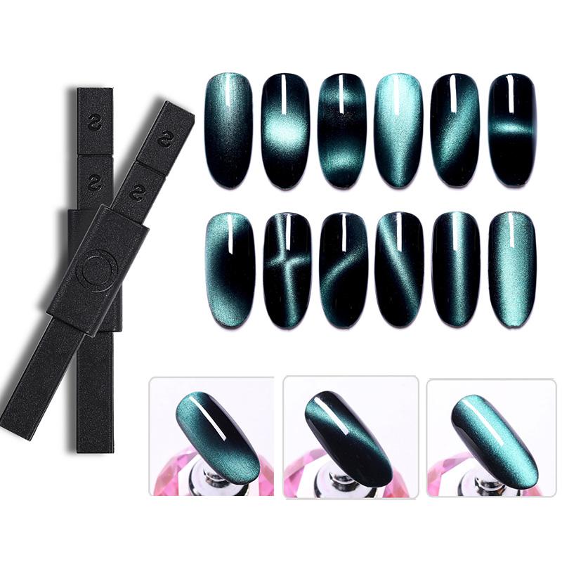 

Multi-funcation Magnetic Nail Stick Strong Magnet for Cat Eye UV Gel Polish Magic Nail Art Tools Strong Magnetic Effect, 11
