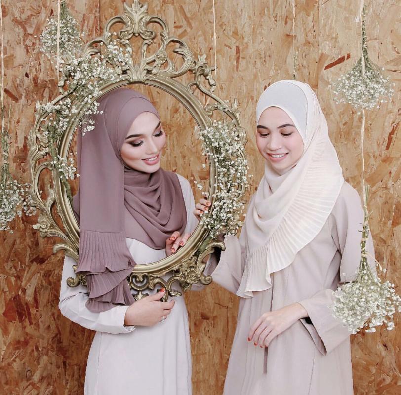 

Scarves Pearl Chiffon Folded Ethnic Wind Scarf Monochromatic Pressed Wrinkled Patchwork Of Hui Nationality Head Hijab