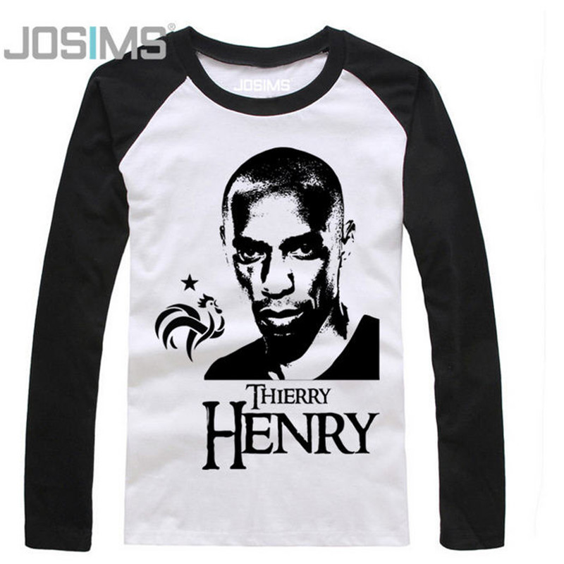 

2021 New Thierry Henry Spring Shirt Fashion 3d Printed Cotton Shirts Plus Teenage Size T-shirts A1537 FY2K, White