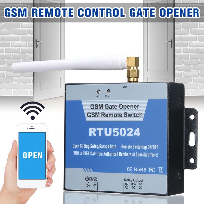 

GSM Gate Opener Access Remote Control System by Free Phone Call Home Alarm Systems Security for Automatic Door Opener RTU5024
