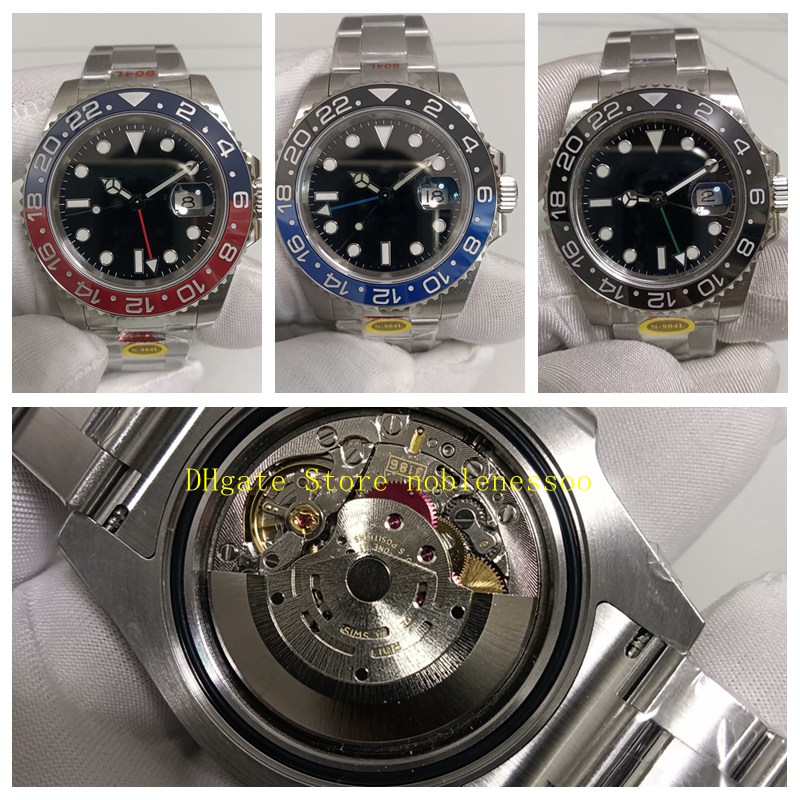 

Real Photo V12 N Factory 904L Steel Cal.3186 Movement Watch Men's 40mm 116719 Black Dial Ceramic Bezel 116710BLNR 116710LN Mens 126710blro Men Watches, 01 black dial