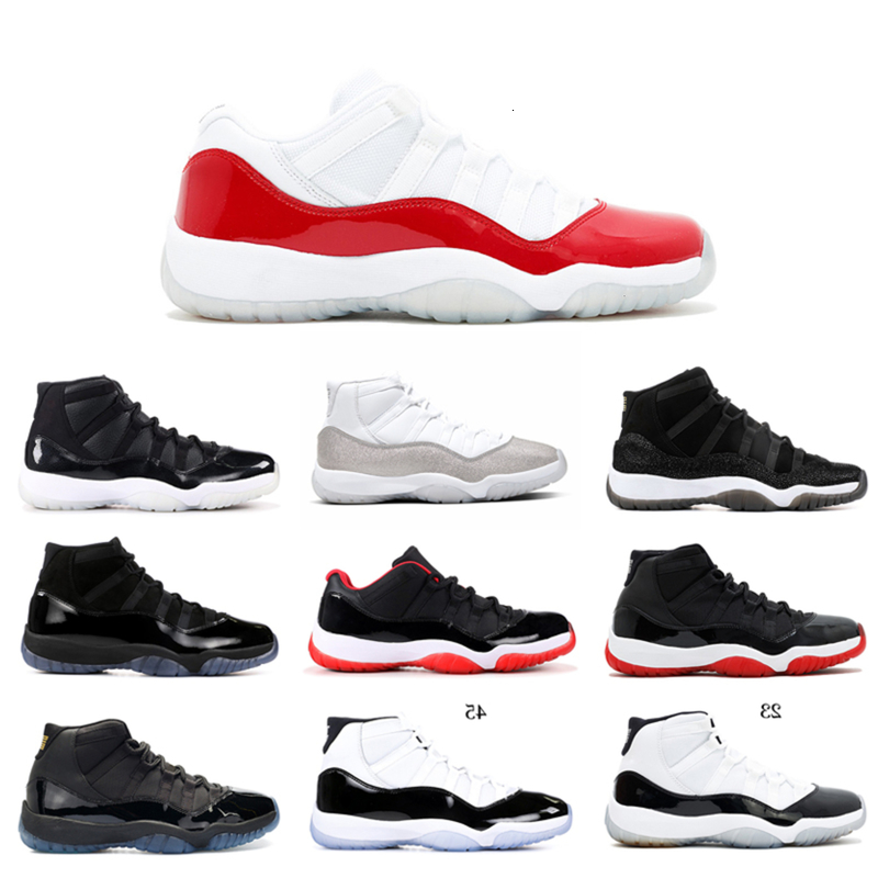 

Top 11 11s basketball shoes BRED Concord Cap and Gown Sneakerin Metallic Silver women mens trainers sports sneakers 5.5-13, Box fees etc