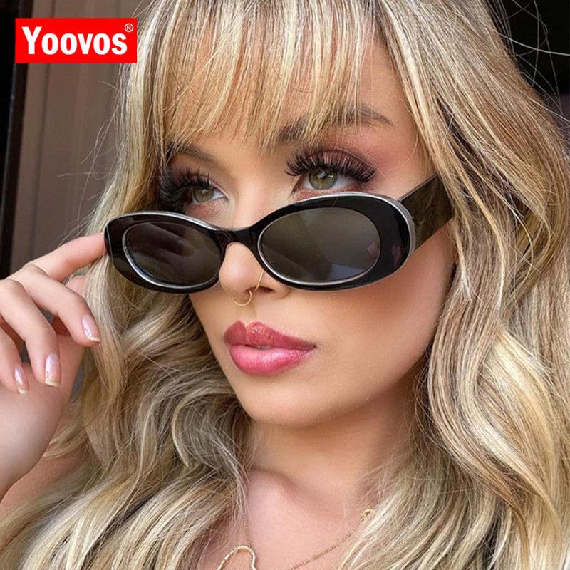 

Yoovos Oval Sunglasses Women Vintage Eyewear Brand Designer Sun Glasses For Women Small Frame Eyewear Retro Sunglasses