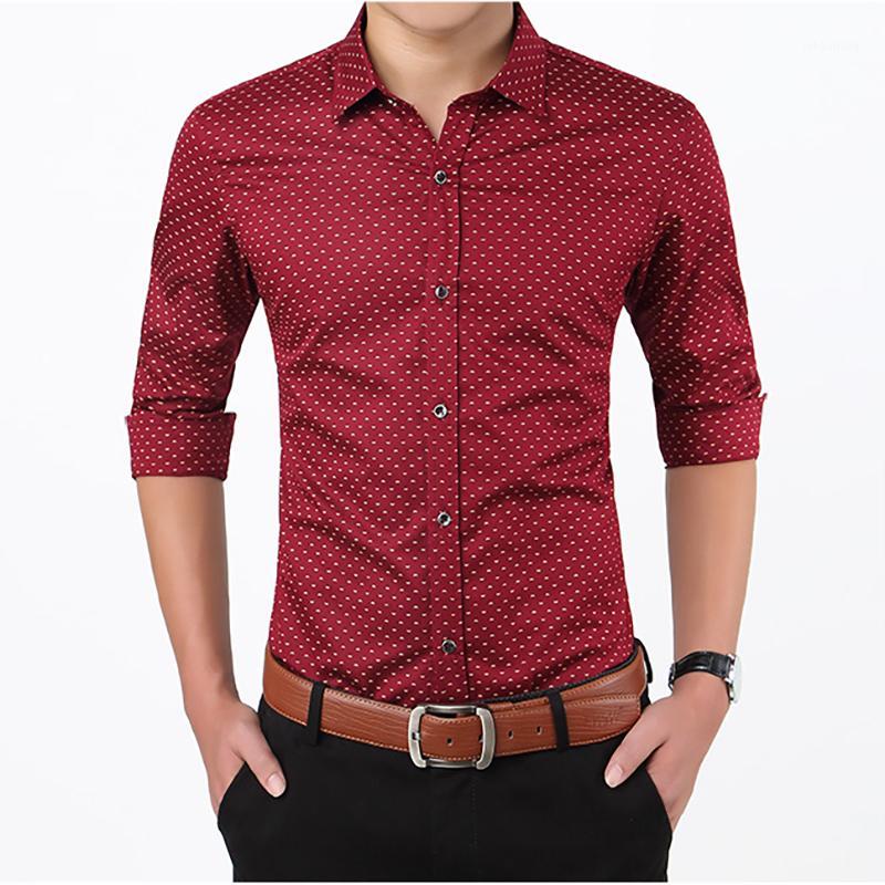 

2019 New Shirts Men Spring Plus -5XL Fashion Cotton Quality Mens Dress Shirts Business Social Casual Chemise Homme1, Navy