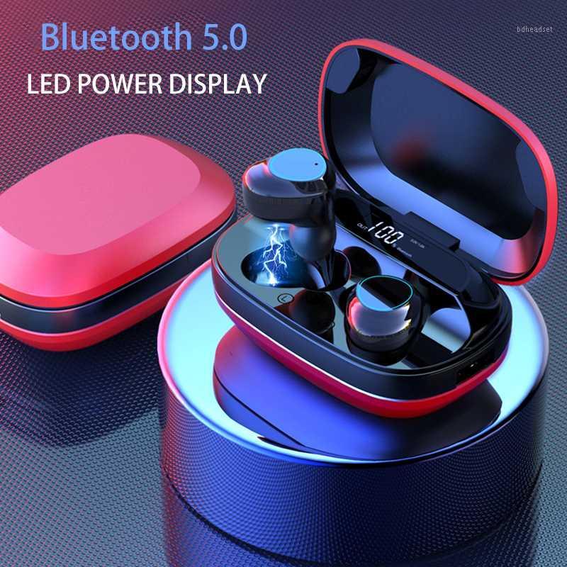 

TWS G16 Bluetooth Earphone 5.0 Touch Control Blutooth Earbuds Stereo Noise Cancelling Headset With LED Display Charging Box1