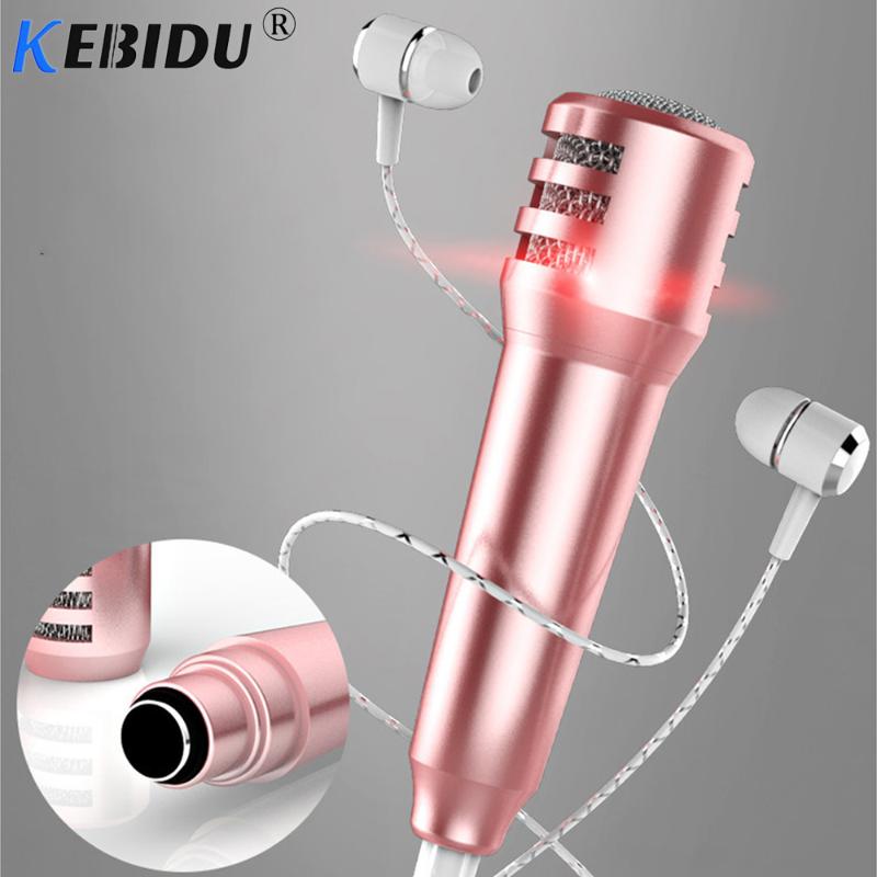 

Live Handheld Wired Mic Portable Mini 3.5mm Stereo Audio Microphone Wheat Headset For Tik Tok Mobile Phone Accessories