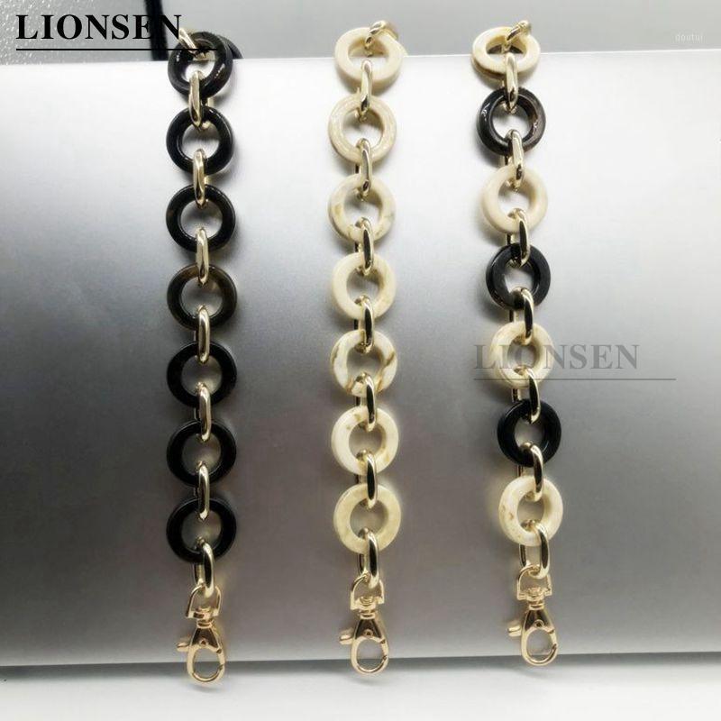 

Lionsen 30cm Replacement Acrylic Chain For Handle Bag Detachable Plastic Fish Bone Plastic Strap Shoulder Bag Accessories1