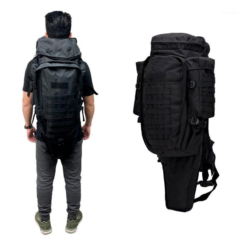 

65L Large Capacity Waterproof Tactical Backpack Sturdy Nylon Durable Gun Rucksack for Travel Hiking Camping Hunting1, Black