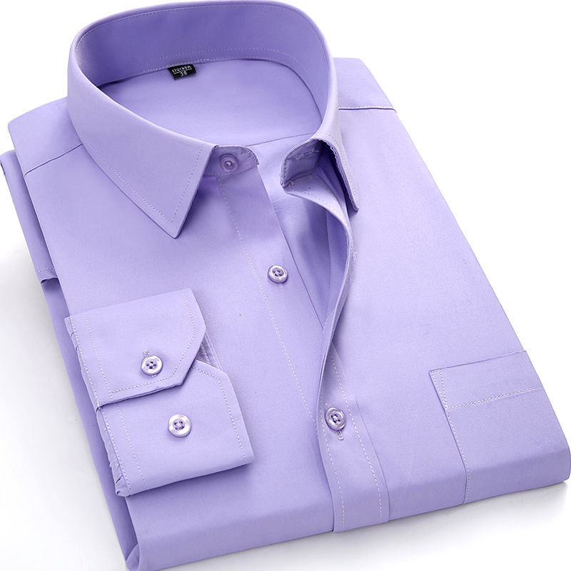

2021 Brand Men's Slim Fit Long Sleeve Shirt New Casual Button Elastic Formal Shirts for Business Man 6xl 9t1w, 1lm-bl-bs1205