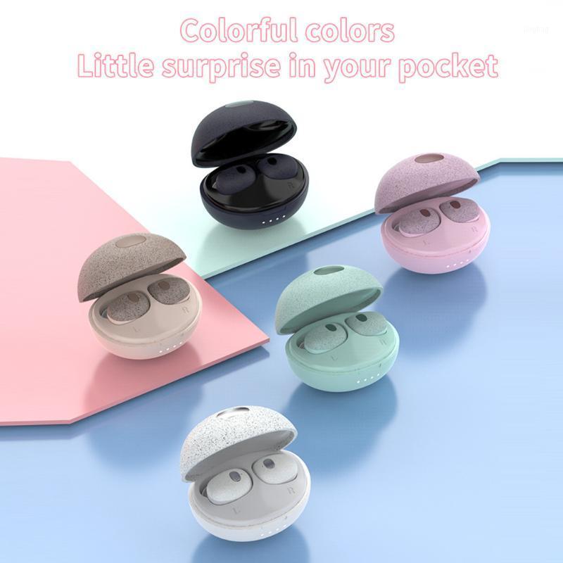 

T2S Wireless Mini Headset Bluetooth 5.0 Sport Headset Portable Charging Box lossless HD rendering technology 6D noise reduction1, Black