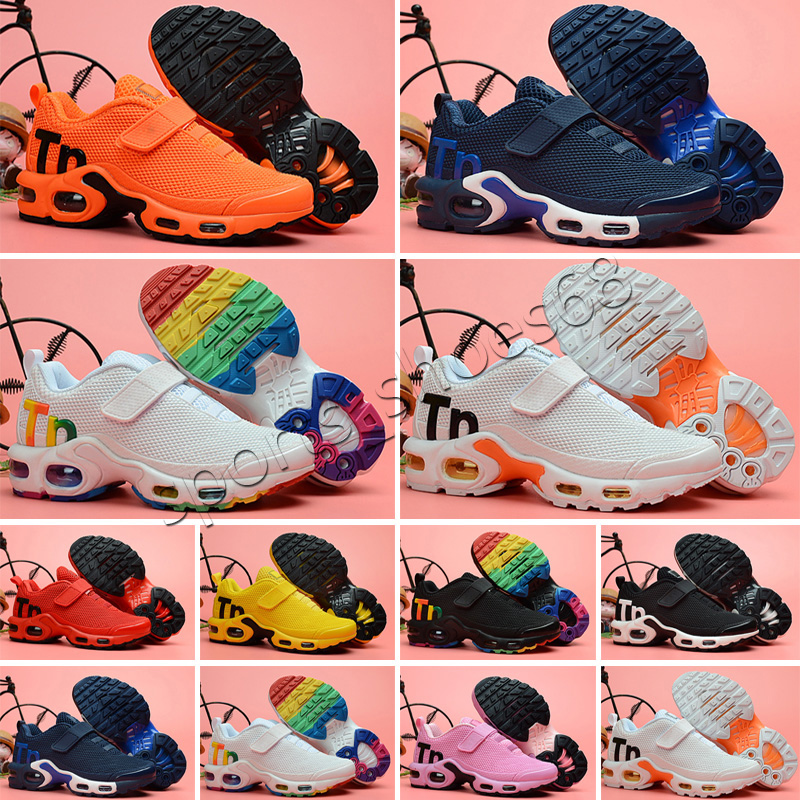 

2021 Kids TN Plus Sports Running Shoes Children Boy Girls Trainers Tn Sneakers Classic Outdoor Toddler Sneakers 28-35 T1, Color 9