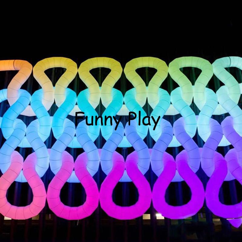 

LED lighting inflatable arch archway for advertisement high quality arch balloon for bar event promotional airgate toy tent