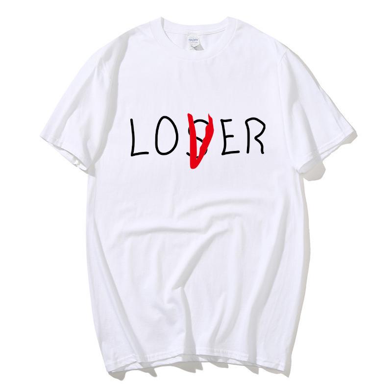 

Men's T-Shirts Drop Ship Pennywise Movie It Losers Club T-Shirt Men Women Casual Short Sleeve Loser Lover Inspired TShirt Tops, White;black