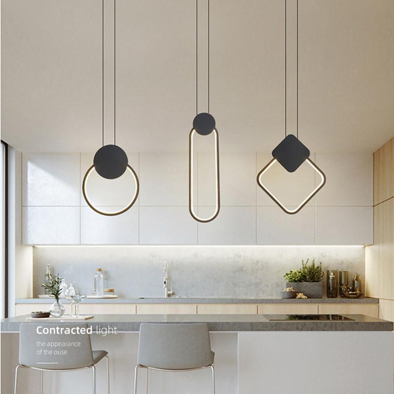 

Zerouno modern led pendant lamp stylish minimalism GEO ceiling chandelier light hang dinner table decor kitchen hanging Lighting