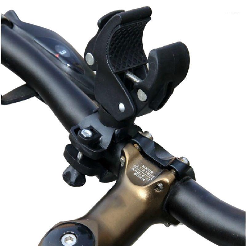 

Bike Bicycle Lights Solid Safe Mount Holder Sports Support Clip Clamp Lantern Black Bike Torch Holder Outdoor1