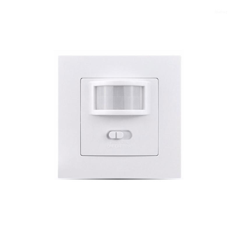 

UK/EU Standard Infrared PIR Motion Sensor Switch Lamp Bulb Switch Wall Embedded Type Home Supplies1