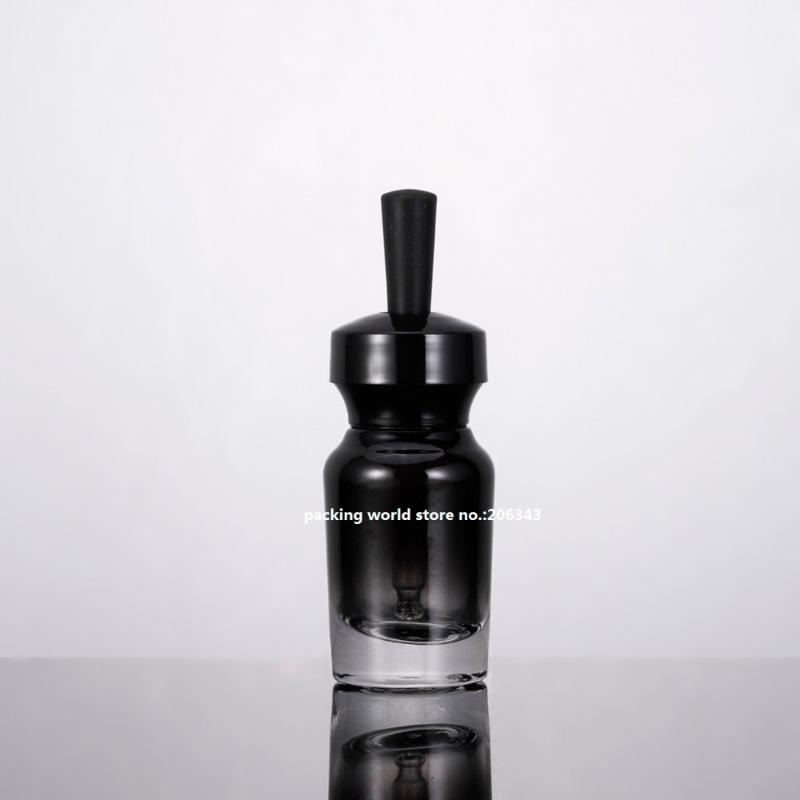 

15ml black glass bottle with dropper for oil/essence/serum/eye liquid serum/whiten skin care cosmetic packing1