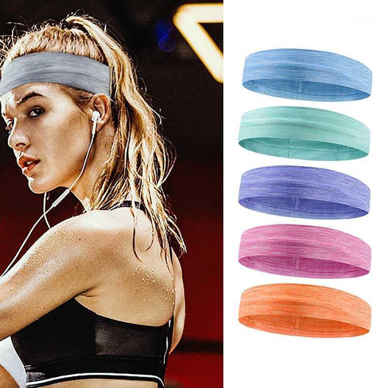 

Yoga Hair Bands Women Men Elastic Running Sports Anti-Slip Headband Sweat-absorbent Sweatband Sports Gym Headbands1, Purple