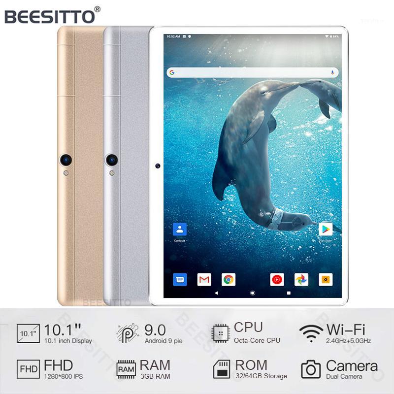 

2020 New tablets 10 inch Android 9.0 Tablet PC 1280*800 IPS 3GB RAM 64GB ROM 4G FDD LTE Network 5G WiFi Bluetooth GPS1, Gold