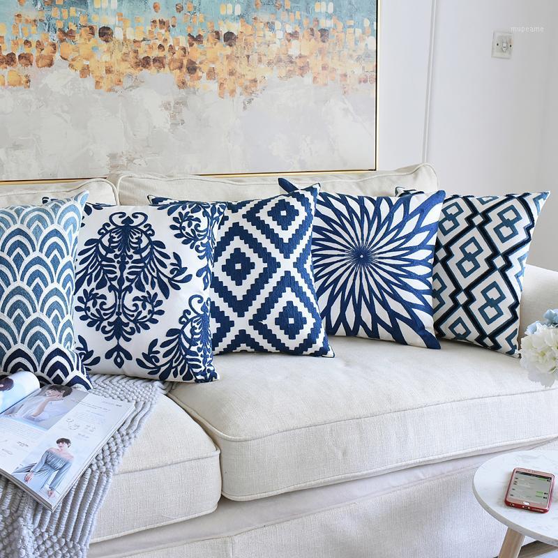 

1/2/4 Pcs Vintage Embroidered Square Pillow Case Throw Waist Cushion Cover Bed Sofa Pad Lover Couple Gift Elegant Home Decor D301