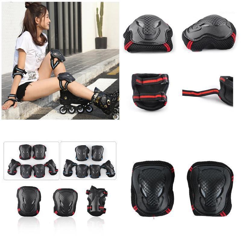 

Hot Adult / Child Ice-skating Knee Pads Elbow Pads Wrist Guards Protective Gear Set For Outdoor Activities Elbow1, Red