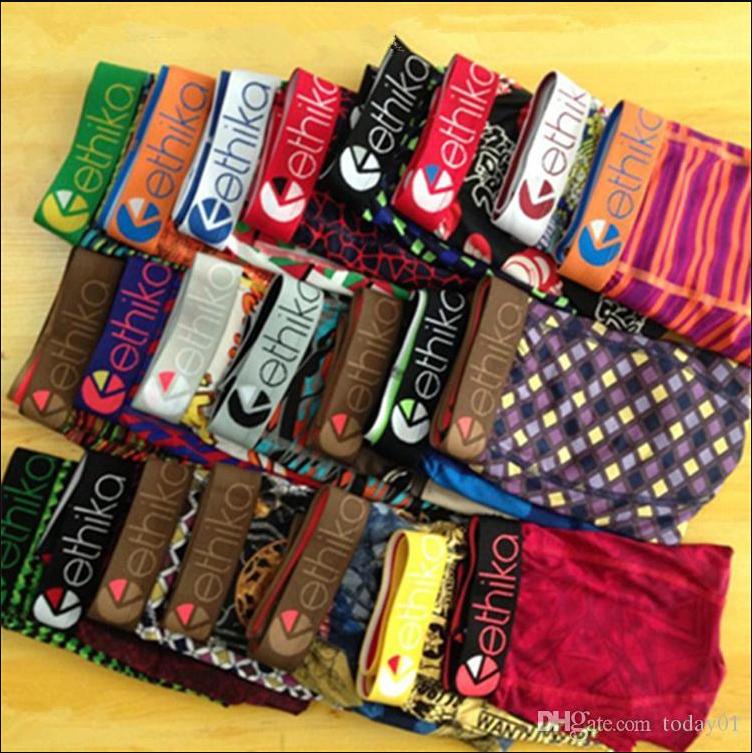 

Brand Ethika Designer Men Underwear Sexy Men Boxers Breathable Mens Underwear Branded Boxers Logo Underwear Male Beach Boxer 45645, Underwear(mixed color)