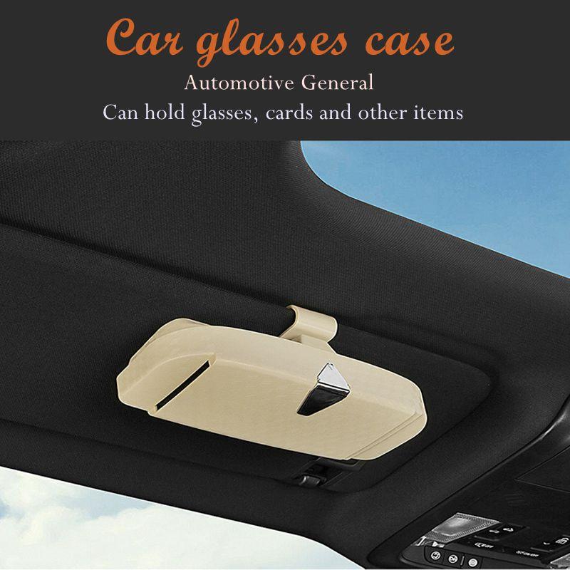 

Car spectacle case, sunglasses frame, multifunctional car sunshade storage card and coins lossless installation storage