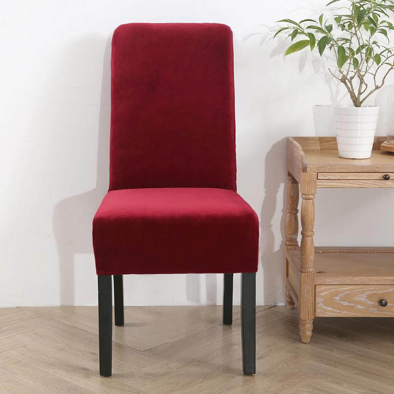

Banquet Dining Room Practical Big Size Chair Cover Removable Wedding Party Long Back Home Seat Slipcover Restaurant Hotel