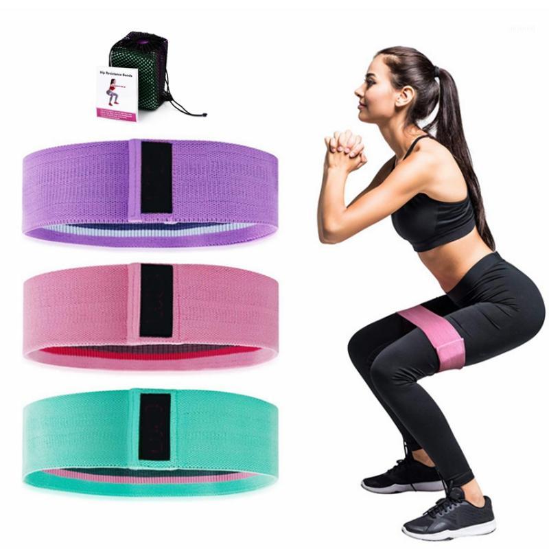 

Unisex Resistance Bands Elastic Fabric Rubber Booty Bands Set Non-slip Circle Loop Workout for BuLegs Thigh Hip Trainer1