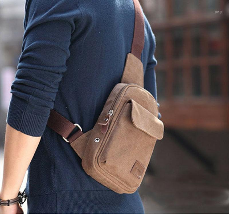 

2020 Unisex Sporty Canvas Waist Bag Fanny Casual Chest Packs for Male Portable Travel Shoulder Crossbody Bags bolsas feminina1, Customize