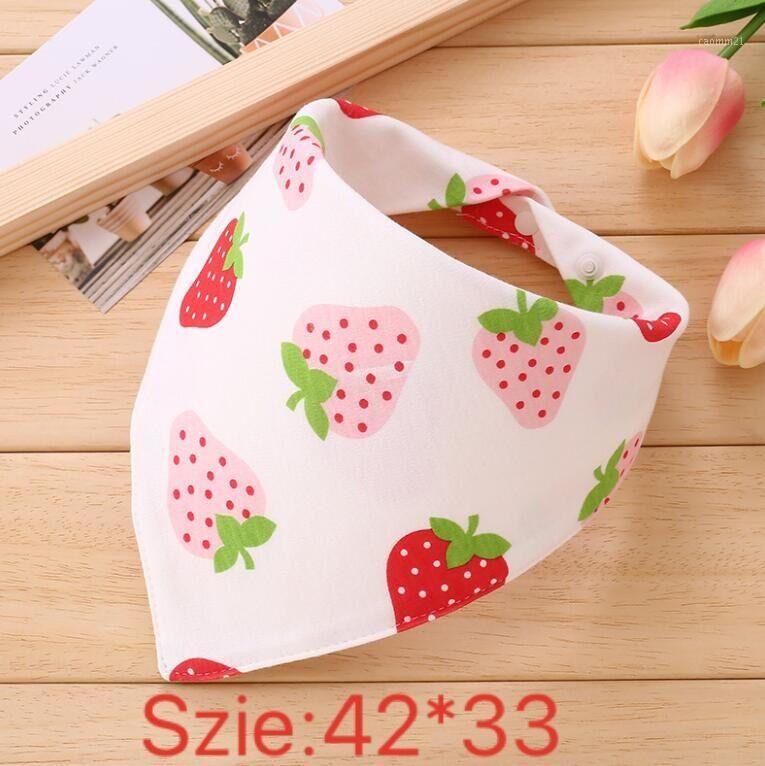 

Dog Headscarf Scarf Dog Accessories Personality Strawberry Fruit Printing Cat Pattern CottonLattice Washable Scarf1, 10