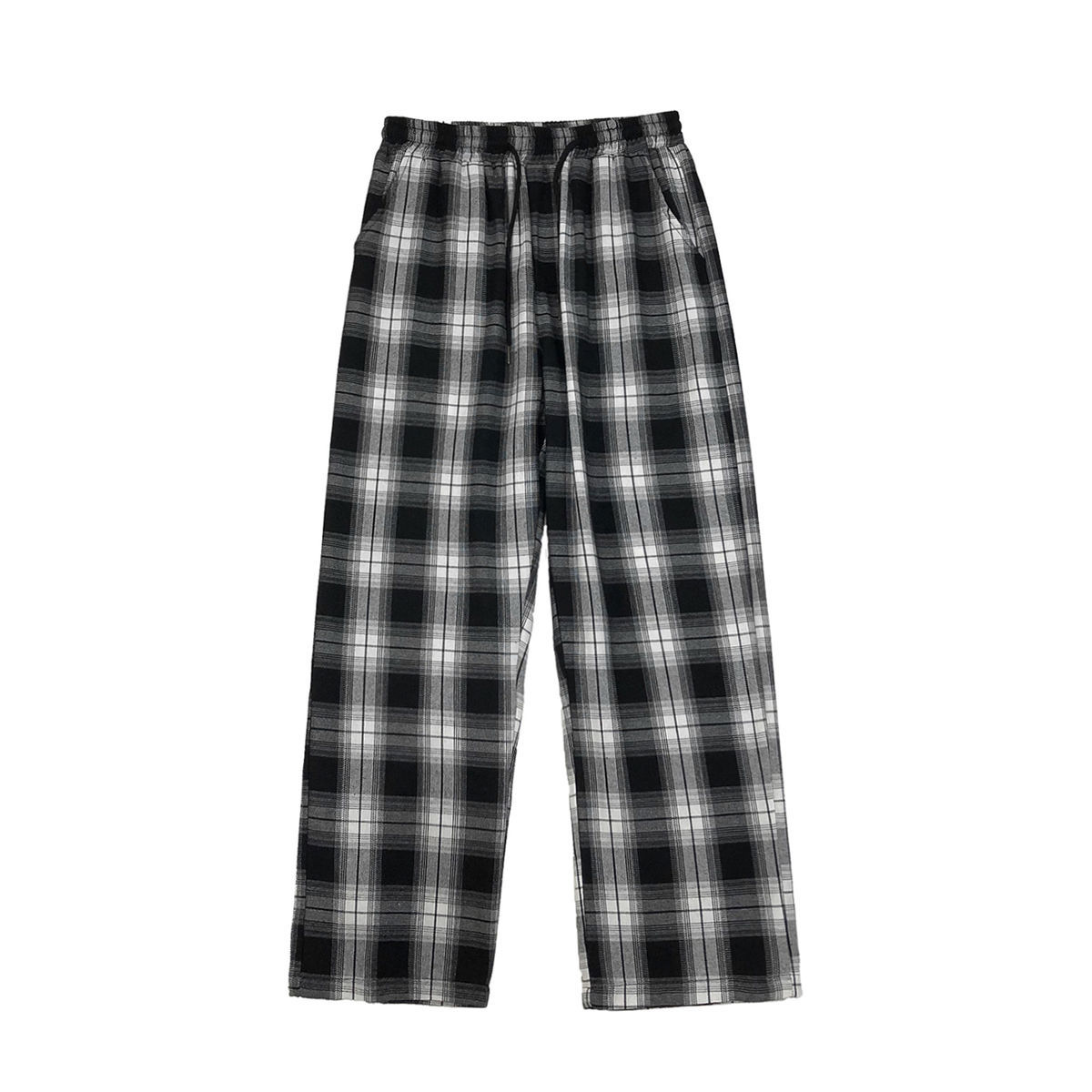 

Trousers 2021 Men's Autumn Thin New Winter Plaided Haren Pants Youth Male Clothes EMN4, Small lattice.