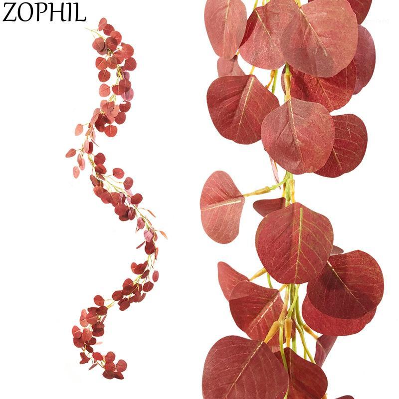 

ZOPHIL 2m Artificial Eucalyptus Leaves Artificial Plants Fake Plants Leaf Plastic Leafs Eucalyptus Artificiel Eukalyptus1, Spring green