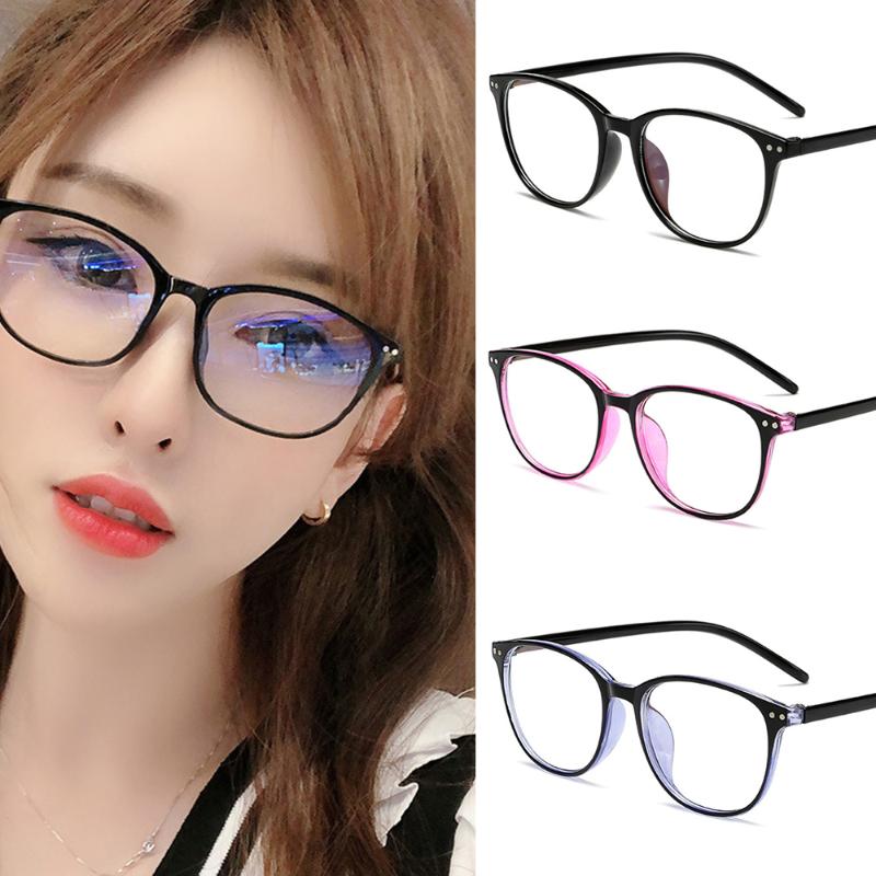 

2020 Trends Office Anti Blue Light Oversized Glasses Computer Women Blue Blocking Gaming Retro Round Men Eyeglasses Frame New