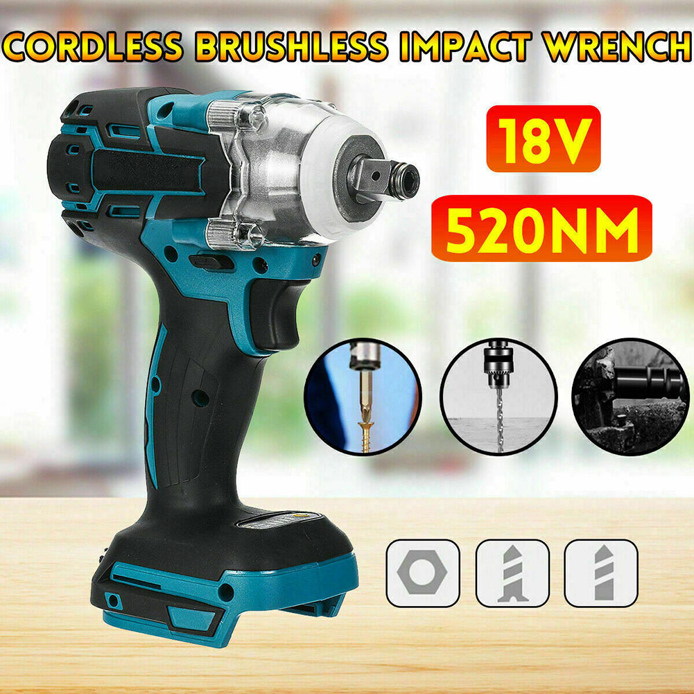 

Cordless Brushless Electric Wrench Auto Repair Tool Woodworking Wrench CLH@8