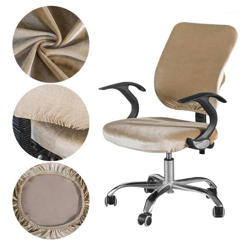 

Furniture Computer Seat Office Chair Cover Home Elastic Protective Washable Stretch Universal Dustproof Split Soft Slipcovers1