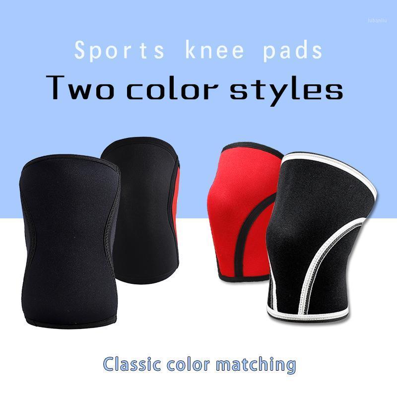 

7mm thick Neoprene Compression Knee Brace Kneecap For Outdoor Sport Cycling Basketball Volleyball Running Knee Pad Dance Fitness1, 2 pcs