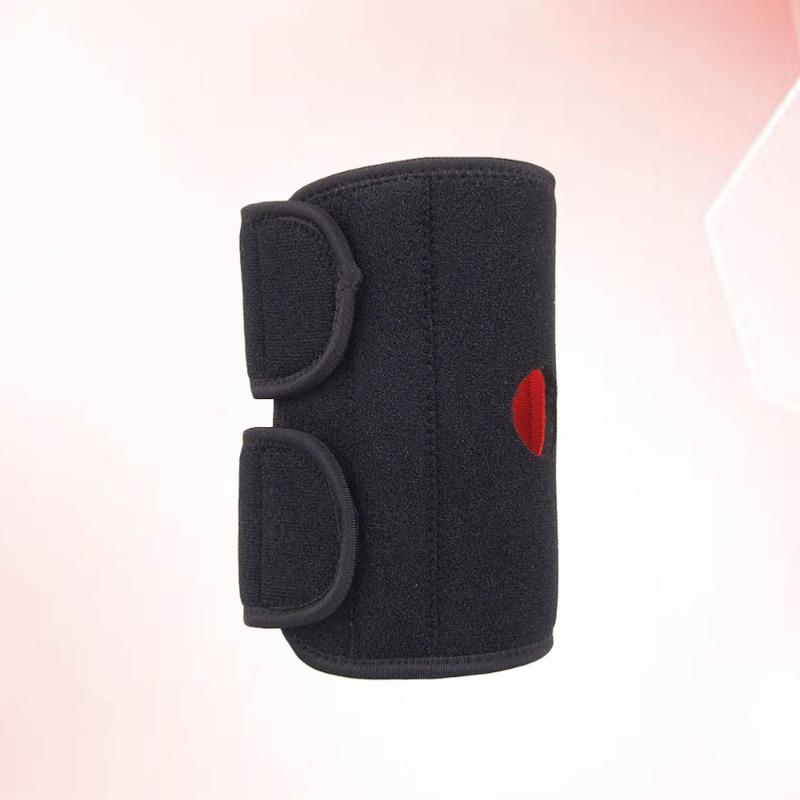 

1pc Spring Elbow Sleeves Pressurize Fitness Sports Elbow Protective Breathable Adjustable Brace Protector for Riding, Black