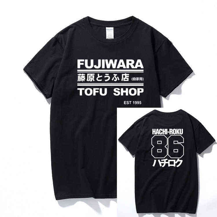 Initial D manga hachiroku Shift Drift men t-shirt Takumi Fujiwara Tofu Shop delivery AE86 Mens Clothing Brand Tee shirt G1222-image-747710099