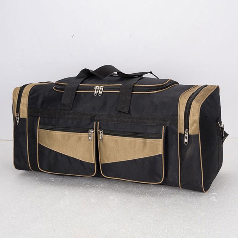 

Men Travel Handbag Male Oxford Shoulder Bags Large Capacity Crossbody Bag Luggage Bags Weekend Duffle Moving Bag Storage XA409F, Khaki l