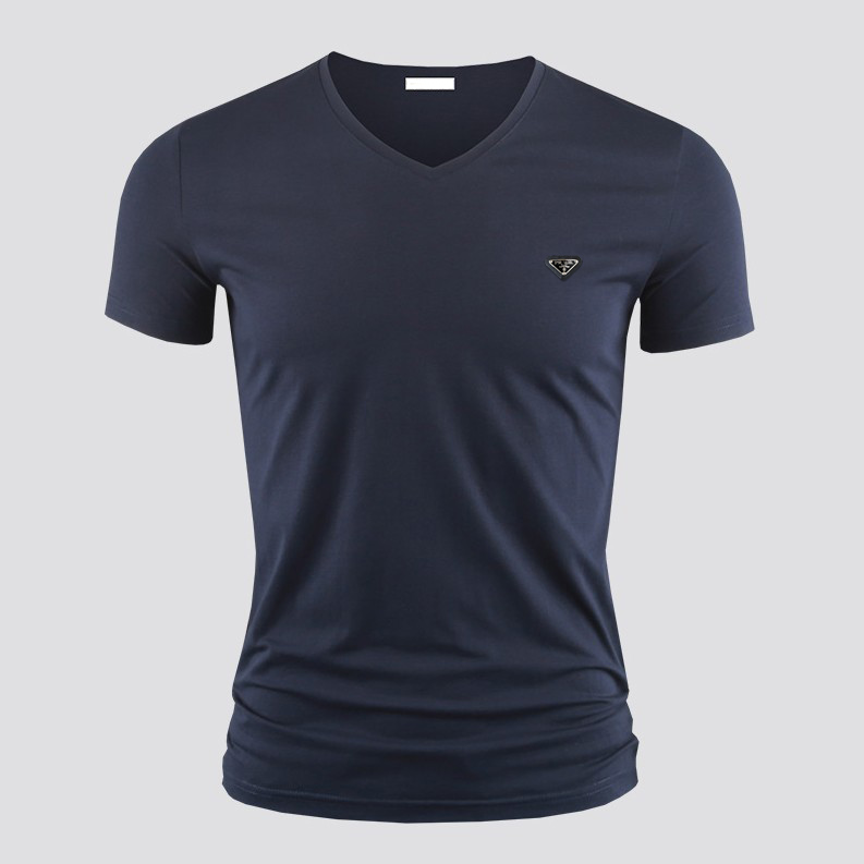 

Men's T-Shirts T Shirt High quality pure cotton Tees & Polos comfortable crew V neck Men Women Three-dimensional metal triangle pattern short sleeve 8 styles to choose A68