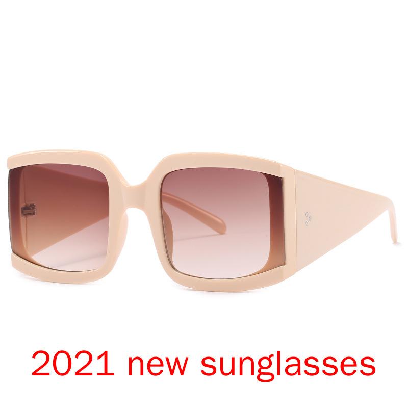 

Designer Square Sunglasses Men Women 2021 Fashion Thick Frame Glasses Mens UV400 Male Celebrity UV400 NX