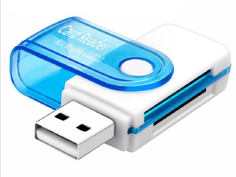 

Reader for SD Card Micro SD Cardss MMC Cards Read 2 Different Memory Cards Simultaneously SD Card Reader with Strap