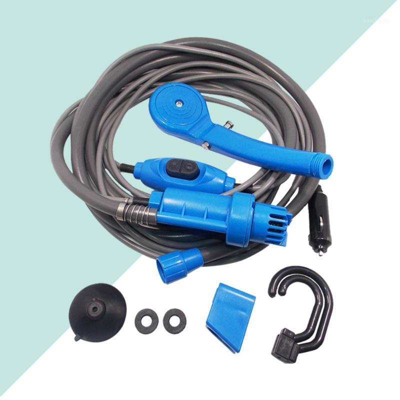 

1 Pc Shower Set Portable 12V Automotive Outdoor Professional Bathing Tool for Camping Car Vehicle Showering1, Blue