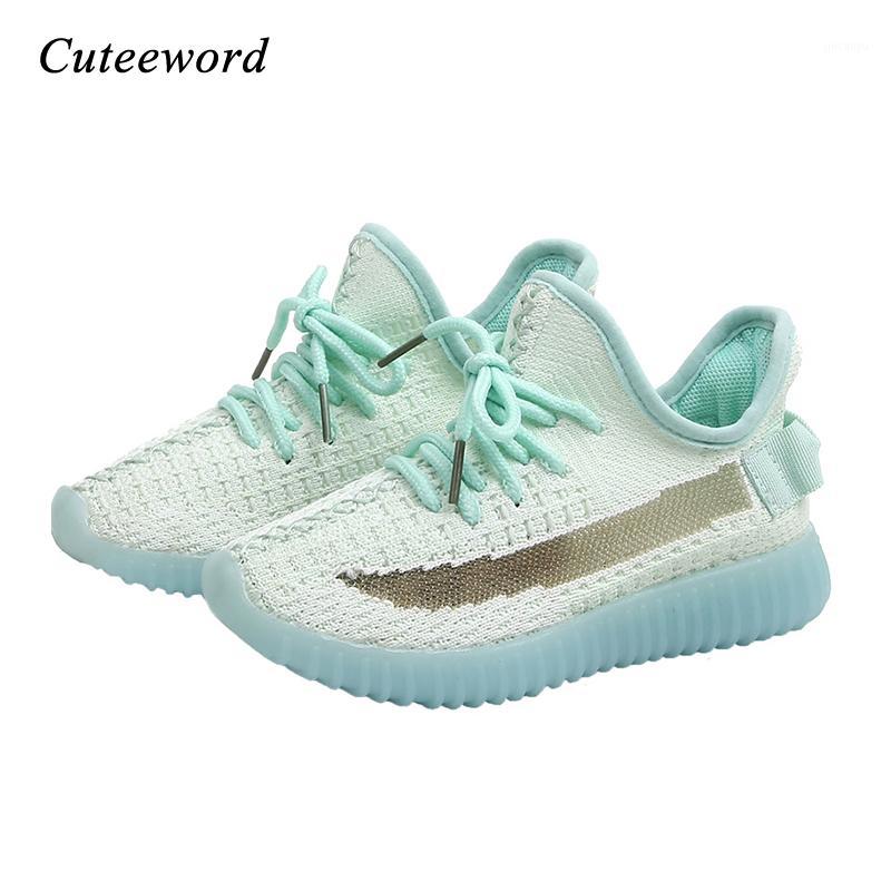 

Kids Shoes Breathable Boys Girls Sport Shoes Children Casual Sneakers Baby Toddler Running Mesh Sneakers Luminous Bottom1, Gray