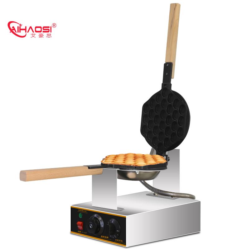 

Aihaosi Commercial Electric Egg Cake Oven Pan Waffle Pot Maker Bubble Breakfast Eggette Machine Omelette Pancake